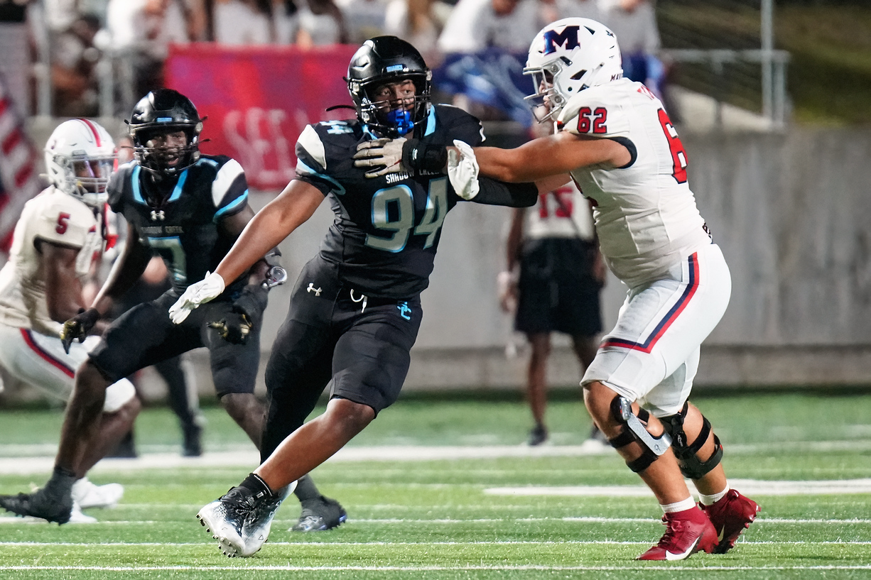 High School Defensive Linemen Training