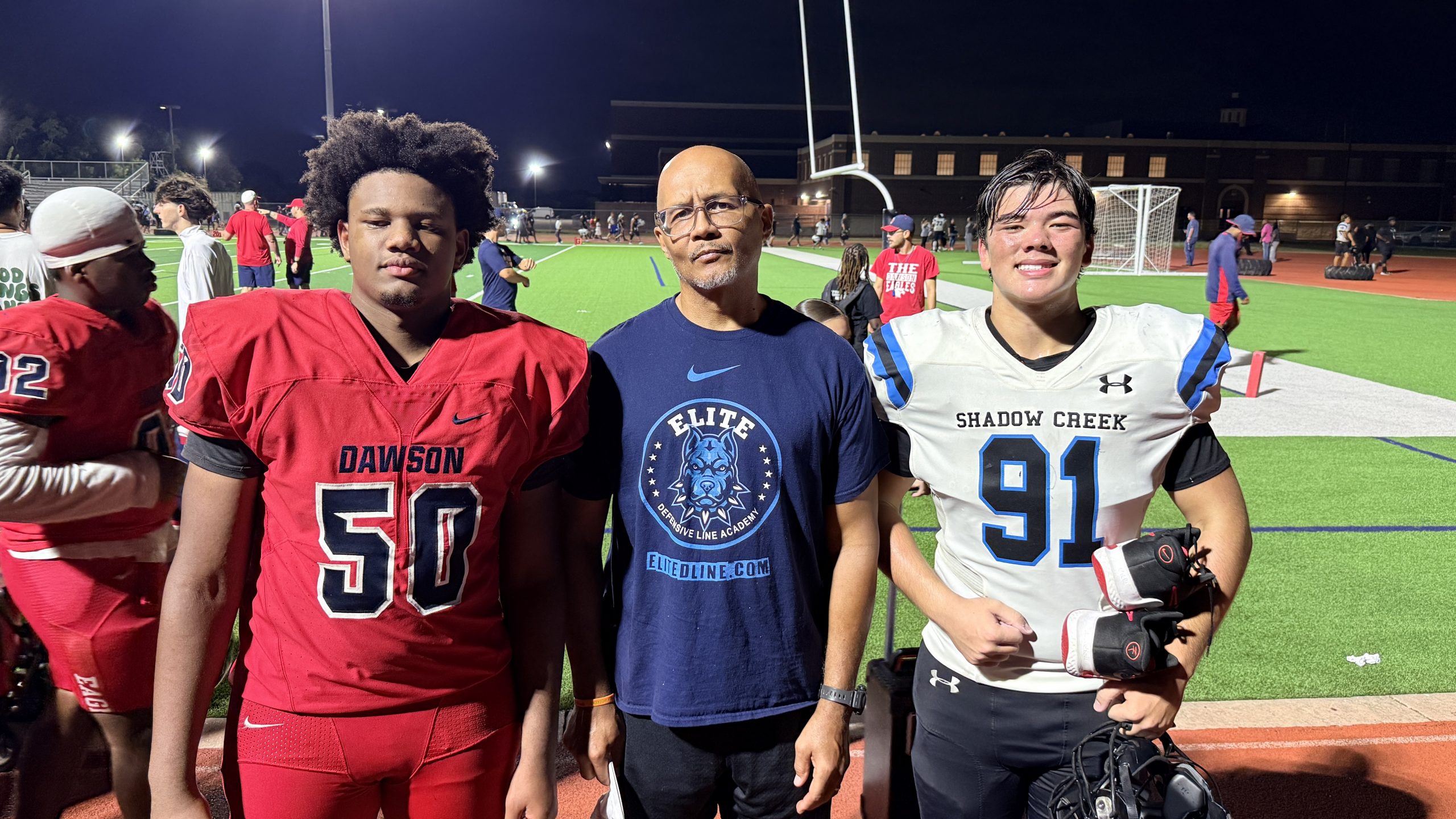 Defensive line trainers in houston